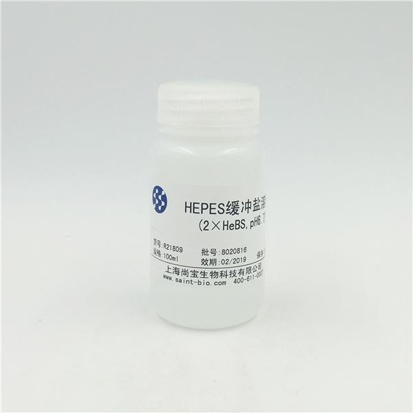 HEPES緩沖鹽溶液（2×HeBs，pH=6.7，無菌）