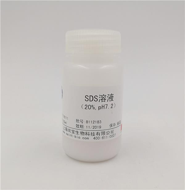 SDS溶液（20%，pH=7.2）