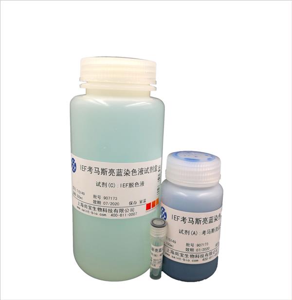 IEF考馬斯亮藍染色液試劑盒